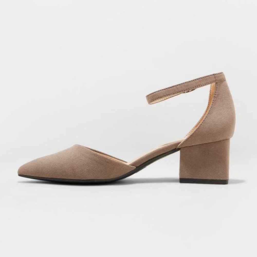A New Day Taupe Natalia Pumps